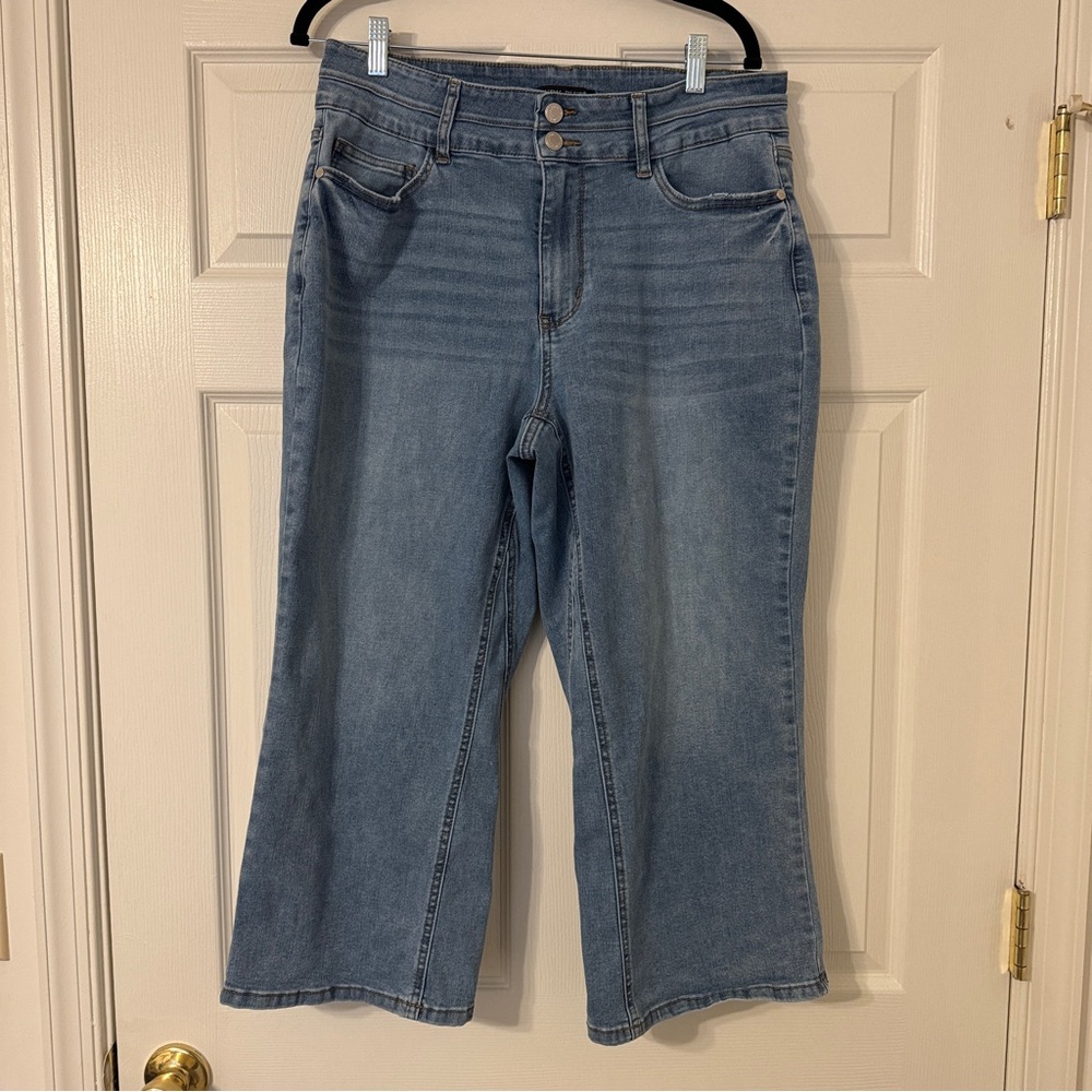 Judy Blue 16W Wide Leg Jeans | High Rise | Stretch Denim | Plus Size